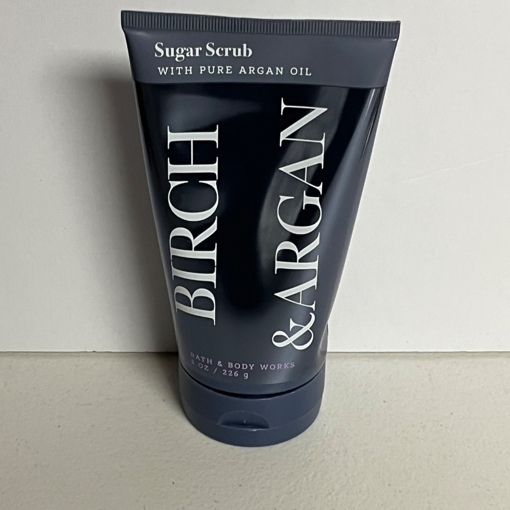 Bath & Body Works Birch & Argan Pure Argan Oil Sugar Scrub 8oz New Sealed